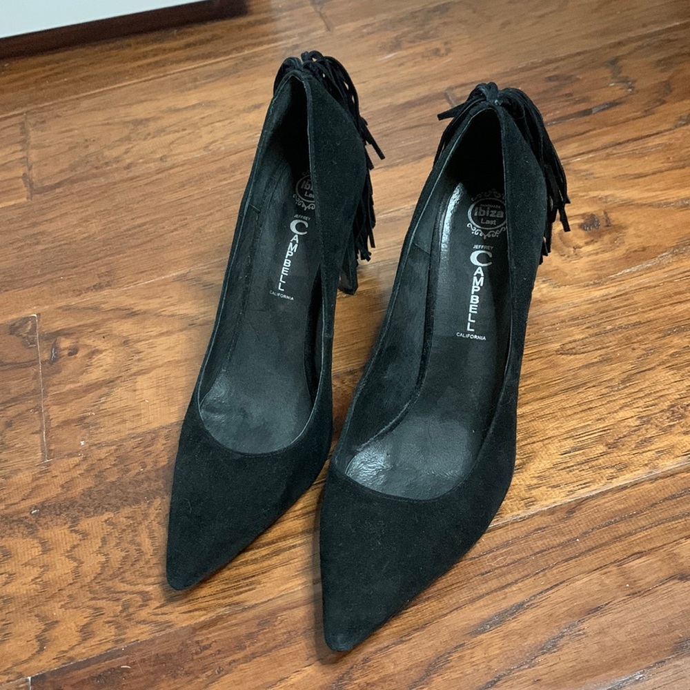 Jeffery Campbell suede heels